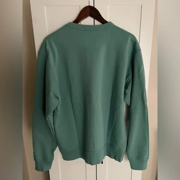 Champion Men's Oversized Teal Crewneck Sweater - Picture 2 of 3